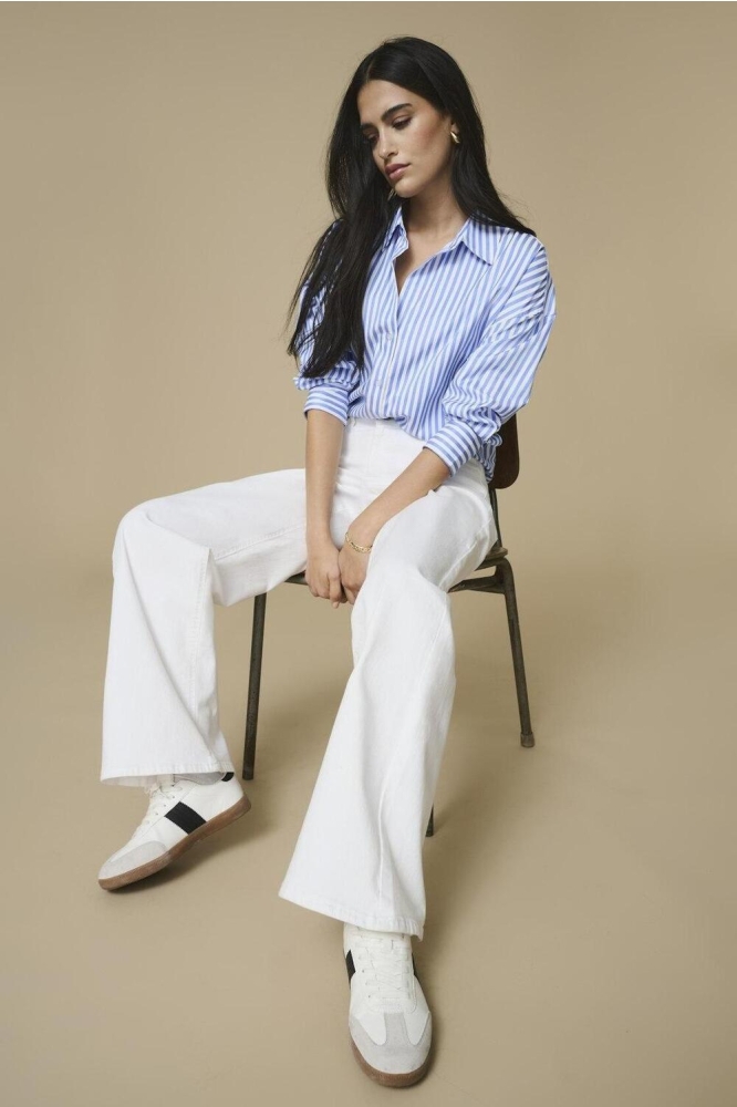 JDYFELINA-FINA HW WIDE WHITEJNS DNM 15347481 White Denim